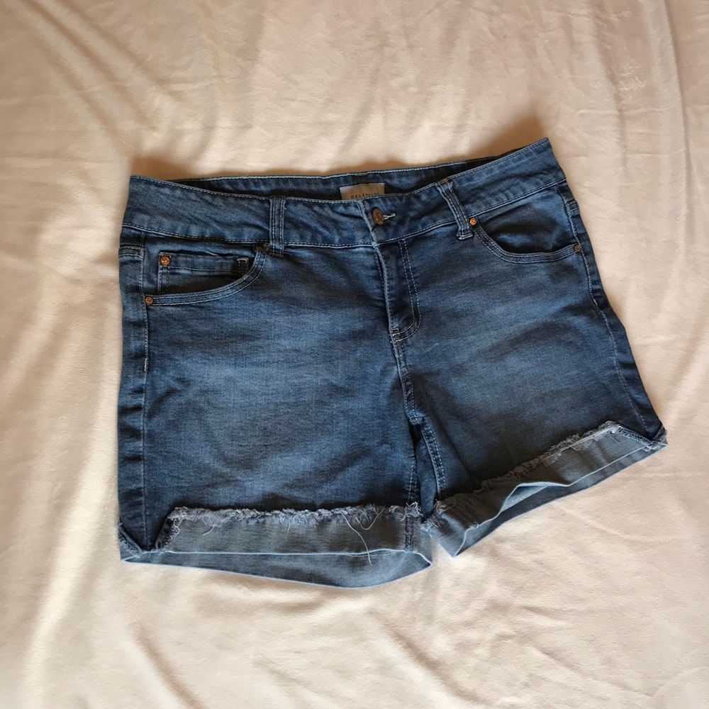 Celebrity Pink Jean Shorts